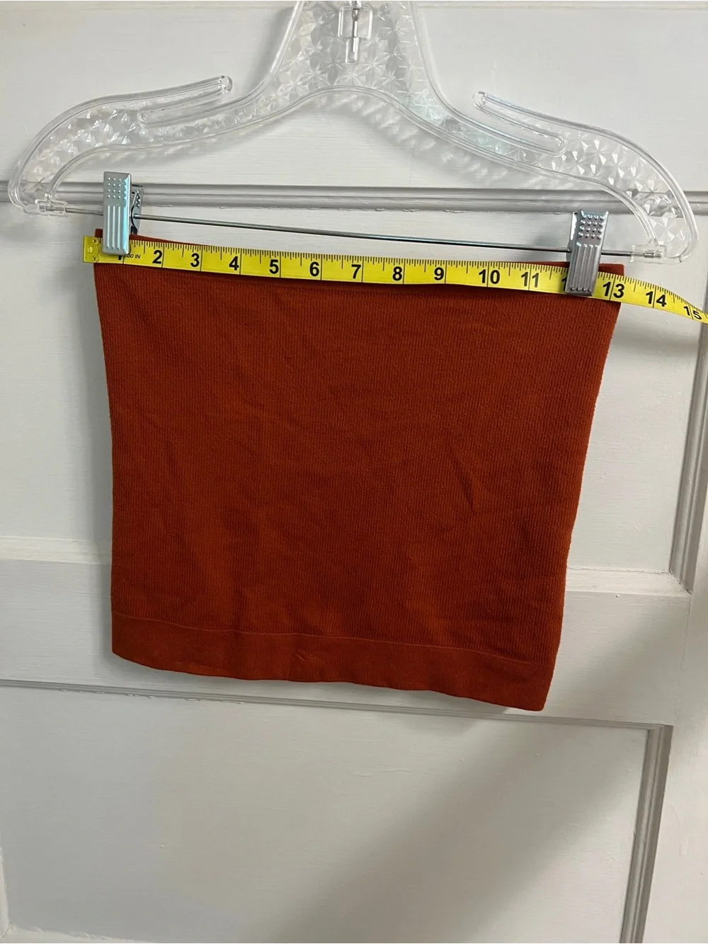 Urban Outfitters Rust Orange Ribbed Tube Top - Picture 3 of 3